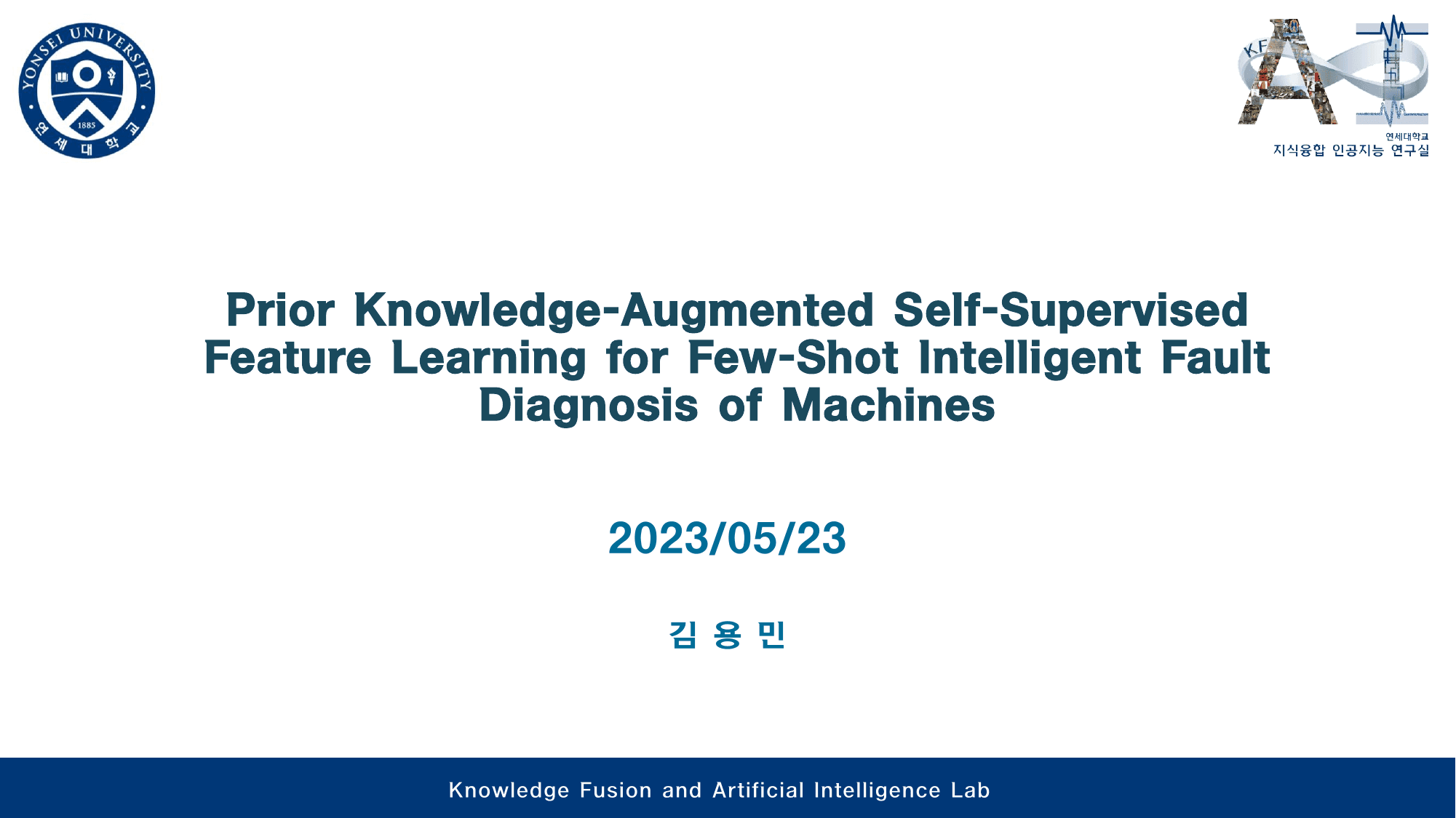 Prior Knowledge Augmented Self Supervised Feature Learning for Few Shot Intelligent Fault Diagnosis of Machines