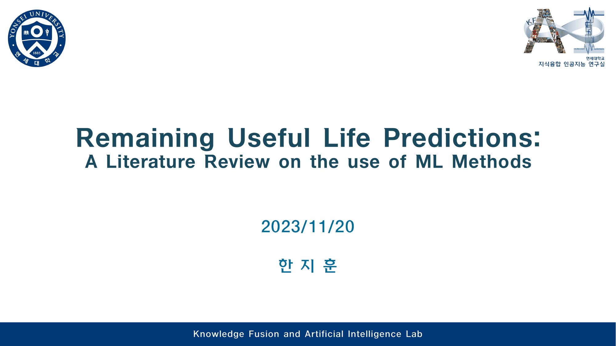 Remaining Useful Life Predictions: A Literature Review on the use of ML Methods