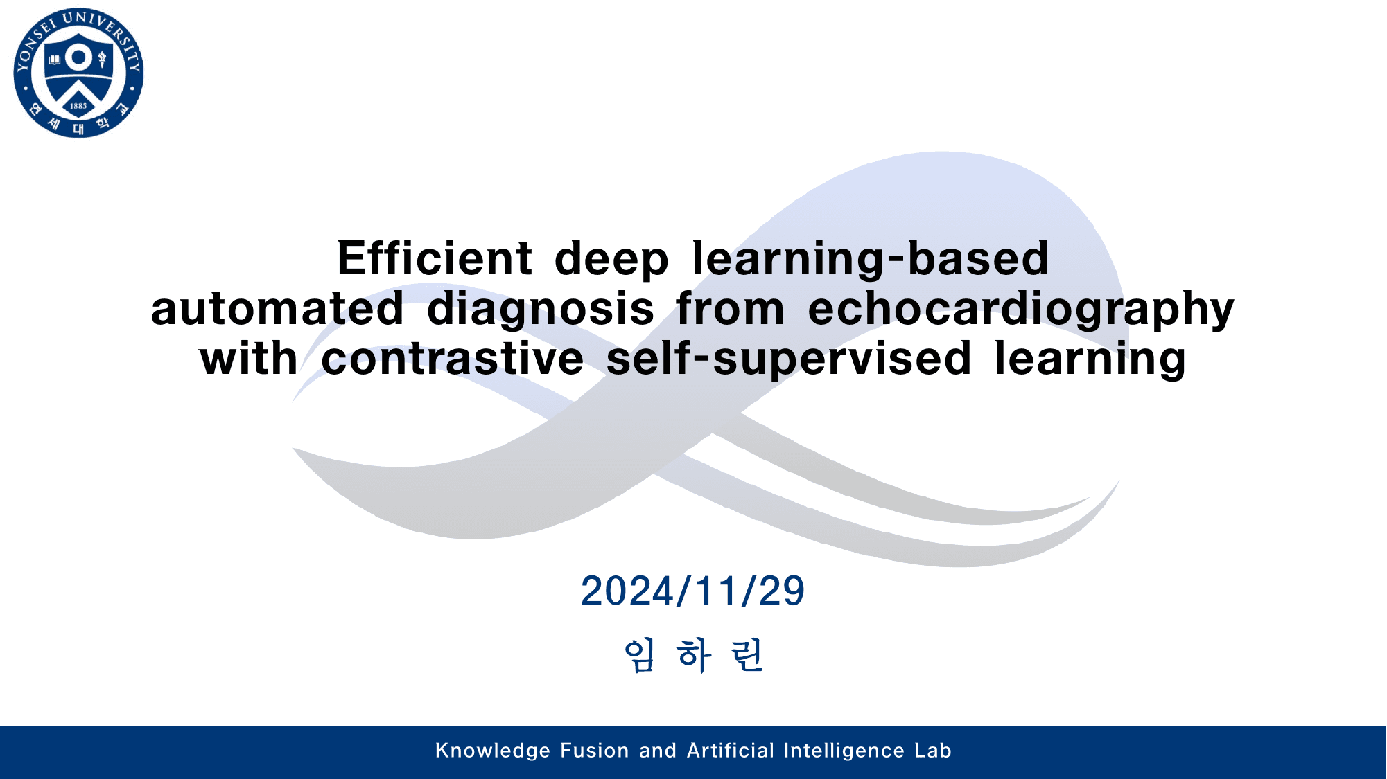 Efficient deep learning-based automated diagnosis from echocardiography with contrastive self-supervised learning